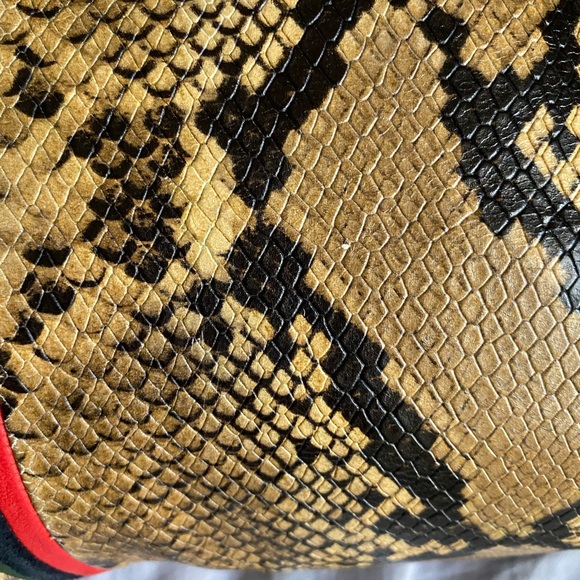 Clare V. Attaché Snake Embossed Goatskin Tote - Picture 11 of 16